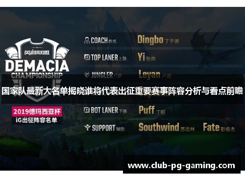 国家队最新大名单揭晓谁将代表出征重要赛事阵容分析与看点前瞻